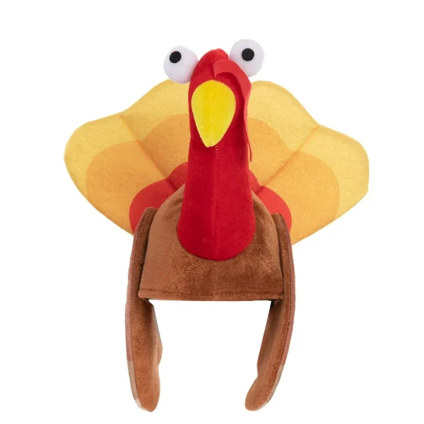 2Pcs Silly Thanksgiving Turkey Cap