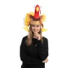 2Pcs Turkey Sitting Hats Silly