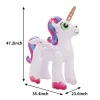 Kids 2pcs inflatable ride a unicorn costume Sprinkler