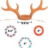 2pcs Inflatable Reindeer Antler Ring Toss Game