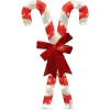 2.8ft Tinsel Candy Canes Christmas LED Yard Light