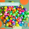 200Pcs 2.3in Prefilled Eggs Packed with Assorted Toys for Easter Egg Hunt