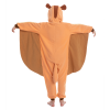 Unisex Child Pajama Plush Flying Squirrel Animal Costume