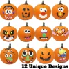 20pcs Assorted Pumpkin Decorating Sticker Kit 10in x 6.25in