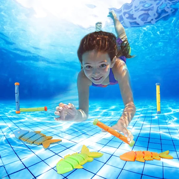20pcs Kids Diving Pool Toys Set