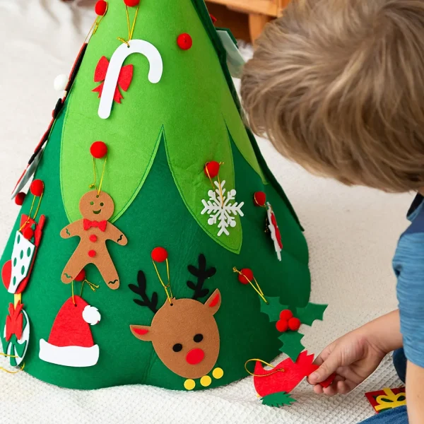 Kids 3D Christmas Felt Wall Christmas Tree