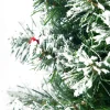 Pre Lit Snow Flocked Christmas Tree Tabletop 20in