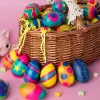 24Pcs Colorful and Soft and Yielding Easter Eggs