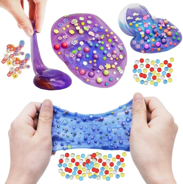 24pcs Slime Cosmic Realm Eggs Filled with Confetti