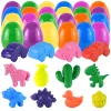 24Pcs Crayons Prefilled Easter Eggs