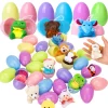 24Pcs Mini Satiated Animal Plush Toys Prefilled Easter Eggs
