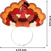 24Pcs Thanksgiving Turkey Headband