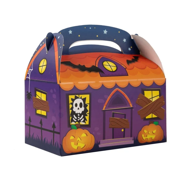 24pcs 3D Halloween Treat Boxes 6in x 6in x 3.5in