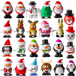 24pcs Assortments Wind Up Christmas Toys