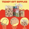 24pcs Christmas Foil Gift Bags Assorted Sizes