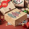 24pcs Christmas Kraft Gift Bag Paper