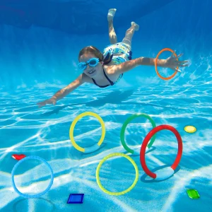 24pcs Diving Pool Toys Set with Storage Bag