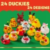 24pcs Kids Christmas Rubber Ducks