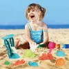 25pcs Beach Sand Toys Set with Mesh Bag