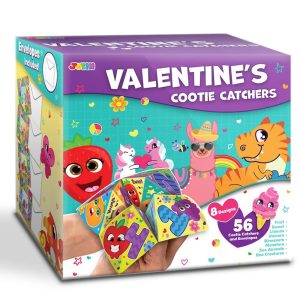 56pcs Valentines Day Cootie Catcher Cards