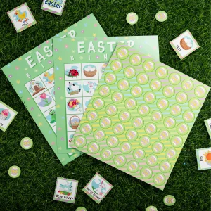 28Pcs Players Easter Bingo Cards