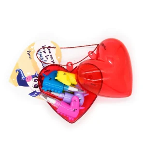 28Pcs Prefilled Hearts with Unicorn Pencils with with Valentines Day Cards for Kids-Classroom Exchange Gifts