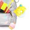 28Pcs Scented Dessert Squishy Toys Keychains with Kids Valentines Cards
