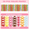 28Pcs Slap on Bracelet with Valentines Day Cards for Kids-Classroom Exchange Gifts