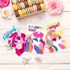 28Pcs Unicorn Hairpin with Valentines Day Cards for Kids-Classroom Exchange Gifts