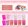 28Pcs Valentines Themed Notepad, Pencil and Eraser Set for Kids