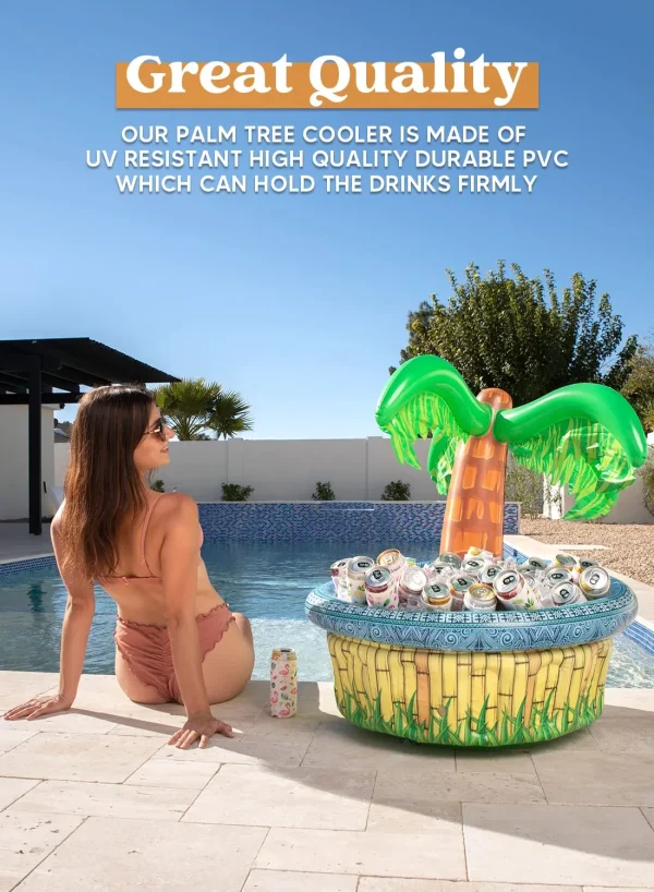 28in Inflatable Palm Tree Cooler