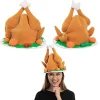 2Pack Silly Turkey Roasted Hat