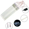 2x 8 Tubes (12in) Christmas Falling Rain Drop Icicle String Lights