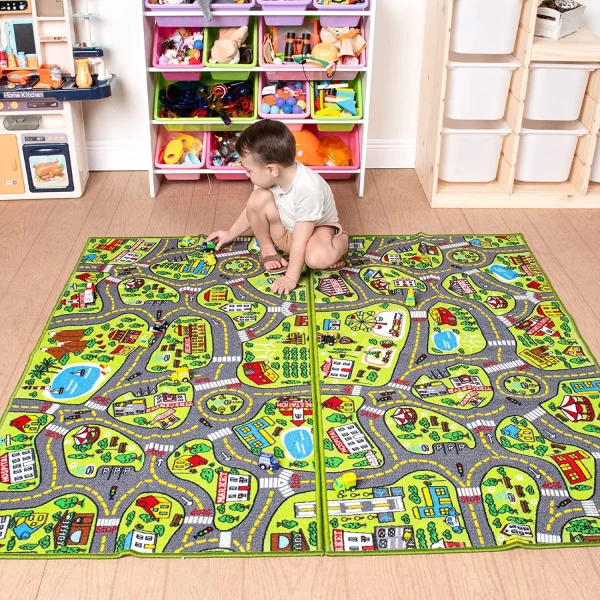 2pcs City Life Carpet Playmat for Kids