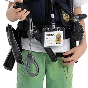 14 Piece Police Pretend Play Toys Hat and Uniform Outfit