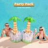 2pcs 31.5in Hawaiian Inflatable Palm Tree Cooler