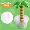 2pcs 31.5in Hawaiian Inflatable Palm Tree Cooler