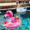Bizzy-me 2pcs 32.5in Flamingo and inflatable ride a unicorn costume Pool Float