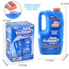 2pcs Blue Bottle Bubble Solution Refill 64oz