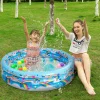 2pcs 45in Inflatable Rainbow Pool with Unicorn Design
