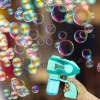 2pcs Automatic Bubble Guns with 2 Bottles Bubble Solutions