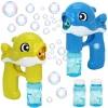 2pcs Blue and Yellow Beluga Whale Blowing Bubbles