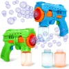 2pcs Kids Bubble Guns with 2 Bubble Solutions