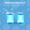 2pcs Bubble Guns with 2 Bubble Refill Solution 10oz