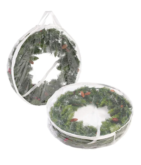 2pcs Christmas Wreath Storage Container 30in