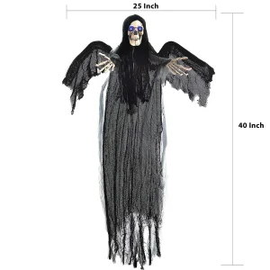 2pcs Flying Grim Reaper and Skeleton Pirate Decorations