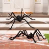 2pcs Halloween Realistic Hairy Spider Set