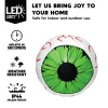 2pcs Inflatable LED Green Eyeball Decorations