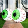 2pcs Inflatable LED Green Eyeball Decorations