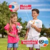 2pcs Kids Bubble Guns with 4 Bubble Solutions 7oz
